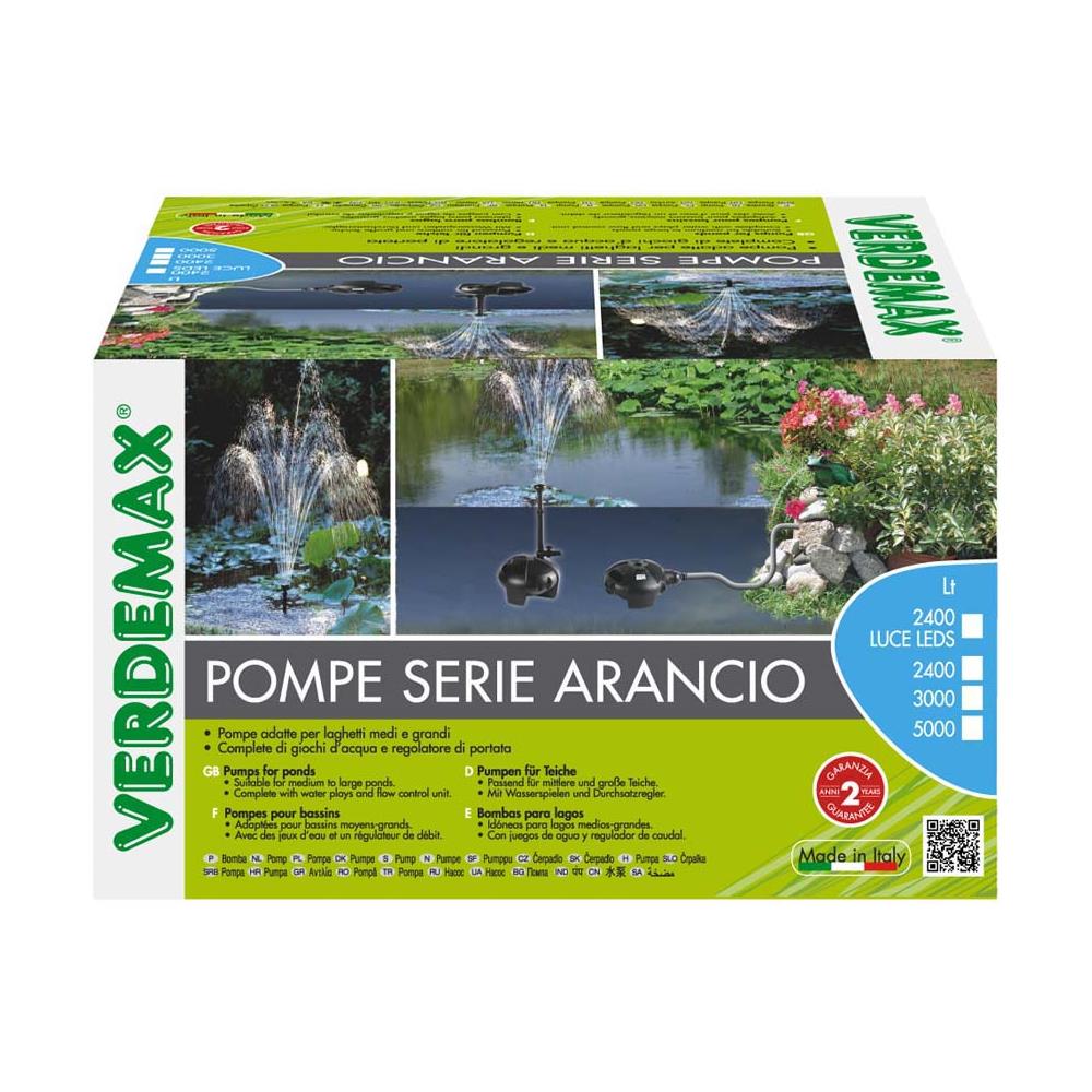 Pompa 3000 Litri / h Con Giochi E Regolatori Di Portata Serie Arancio 3000 - Foto 2