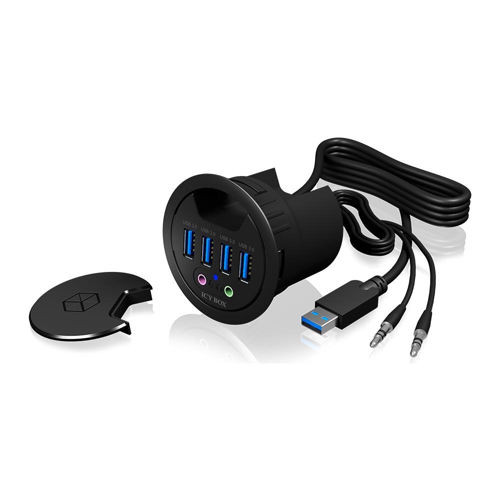 4 PORT USB 3.0 IN-DESK HUB.  - Foto 1