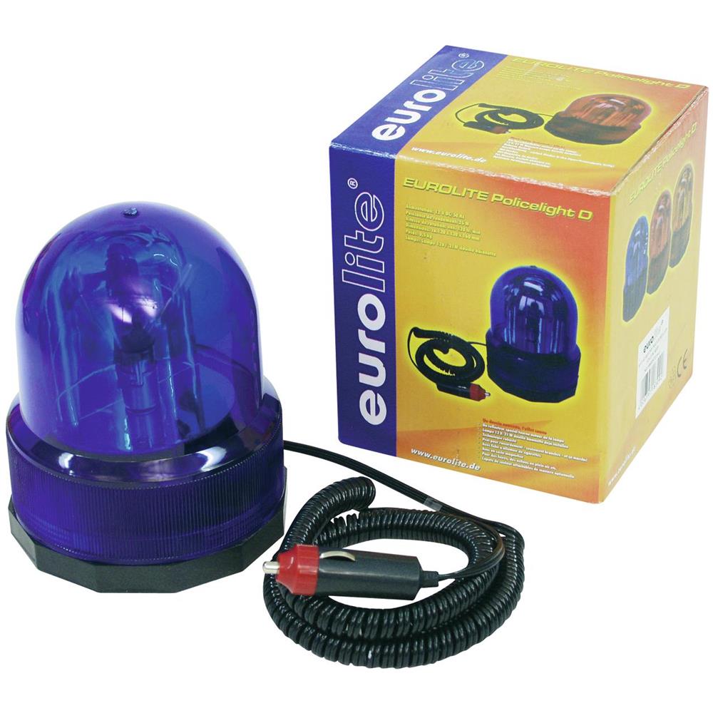 Polizia Lampeggiante Faro Col-1221 Blu 12v / 21w - Foto 2
