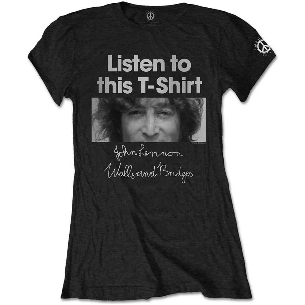 John Lennon: Listen Lady (T-Shirt Donna Tg. L)  - Foto 1