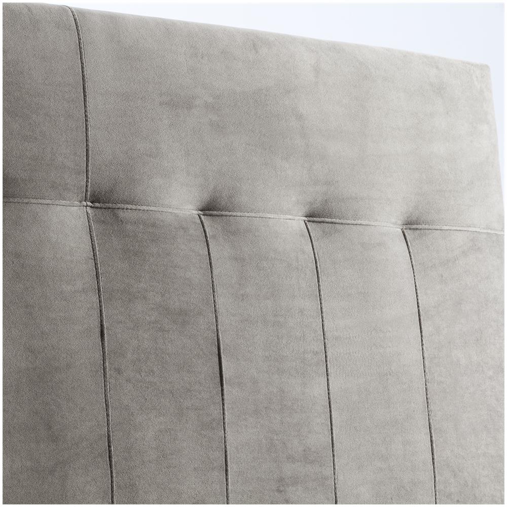 Testiera Rivestita Napoles 140x100 Grigio - Foto 4