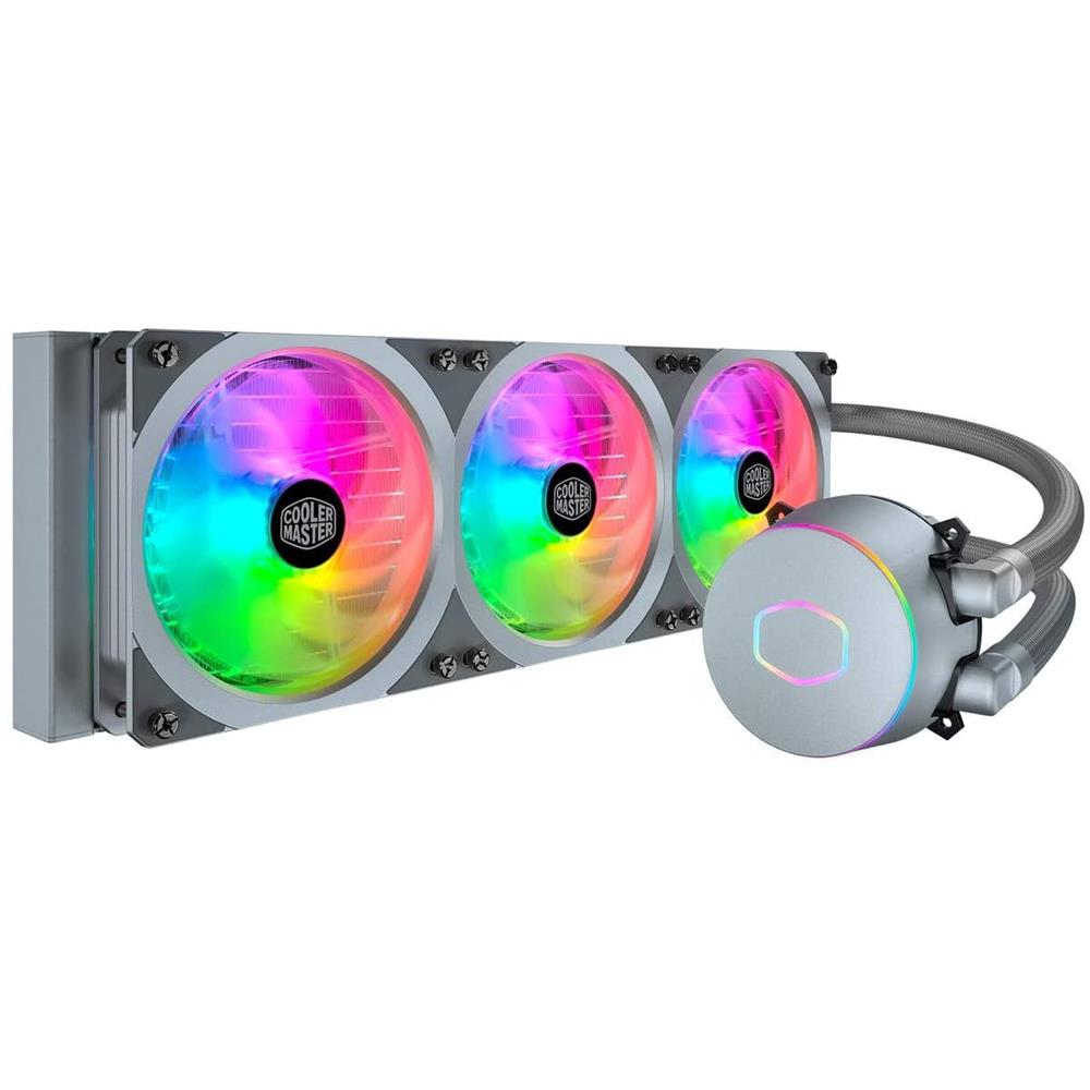 Dissipatore CPU a Liquido MasterLiquid ML360P Silver Edition per Socket Intel LGA 1150 / LGA 1151 / LGA 1155 / LGA 1156 / LGA 1366 / LGA 2011 / LGA 2011-v3 / LGA 2066 / LGA 775 e Socket AMD AM2 / AM2+ / AM3 / AM3+ / AM4 / FM1 / FM2 / FM2+ / TR4 - Foto 1