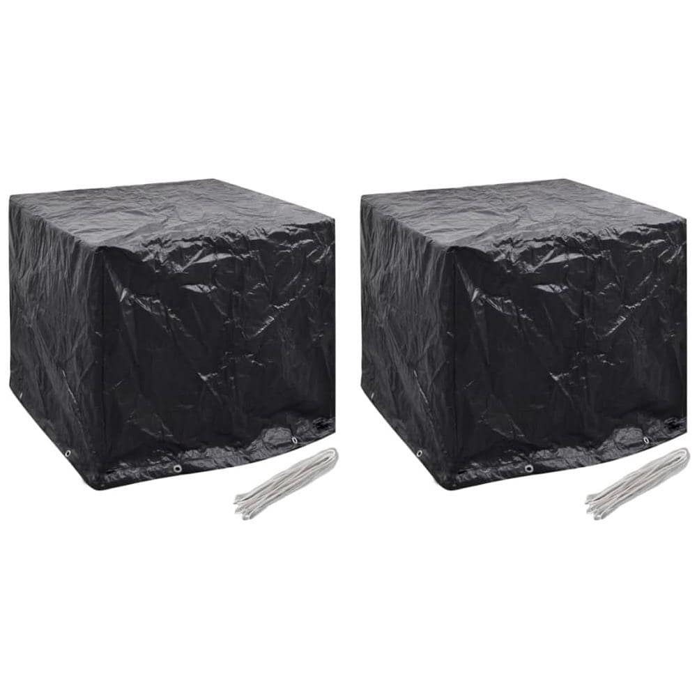 Coperture Serbatoi Giardino 2 Pz 8 Occhielli 116x100x120 Cm - Foto 1