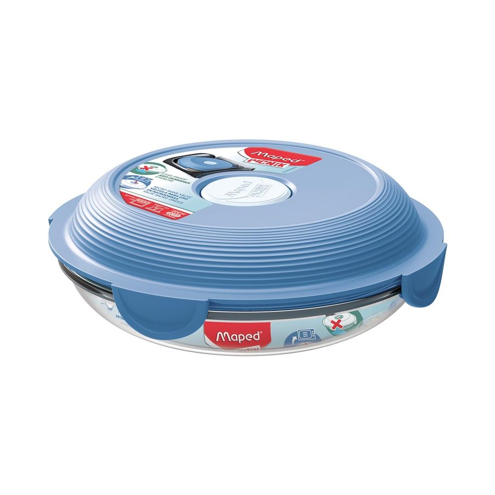 M870603 Rotondo Barattolo 0,7 L Blu, Trasparente 1 pz - Foto 4