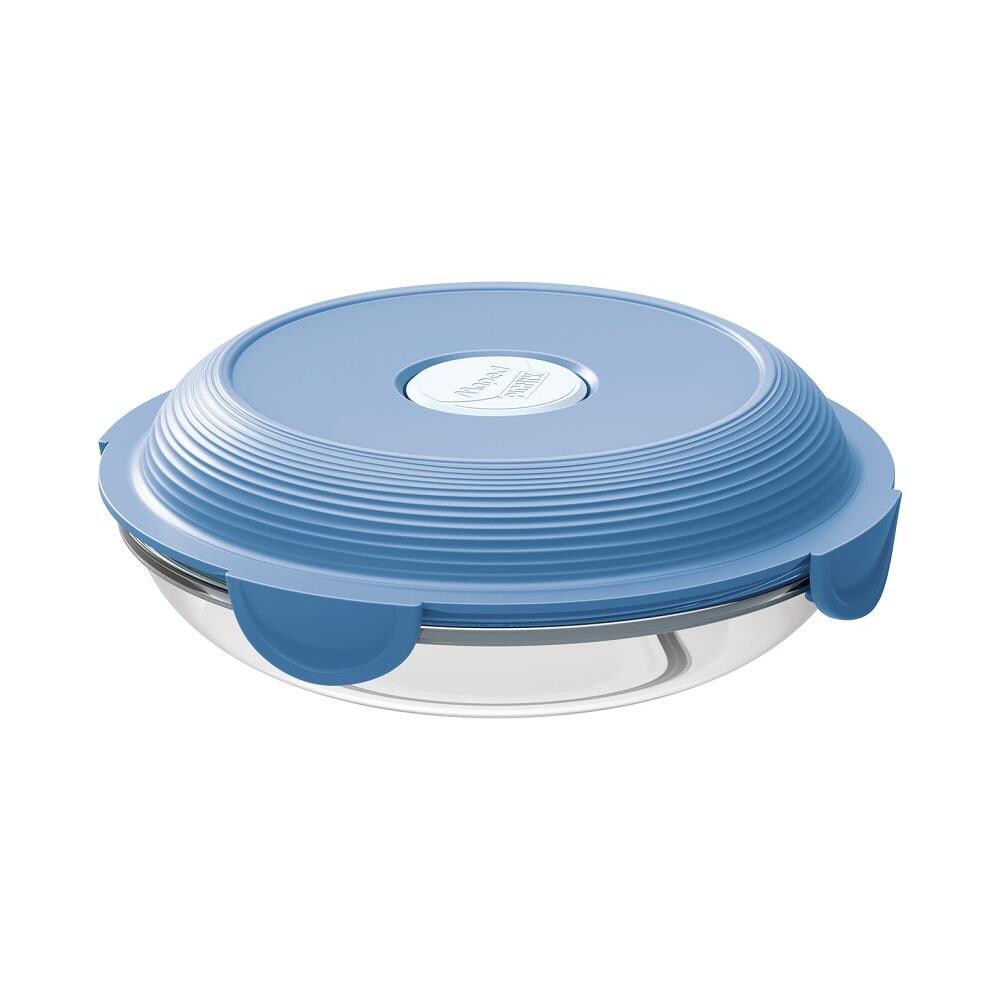 M870603 Rotondo Barattolo 0,7 L Blu, Trasparente 1 pz - Foto 1