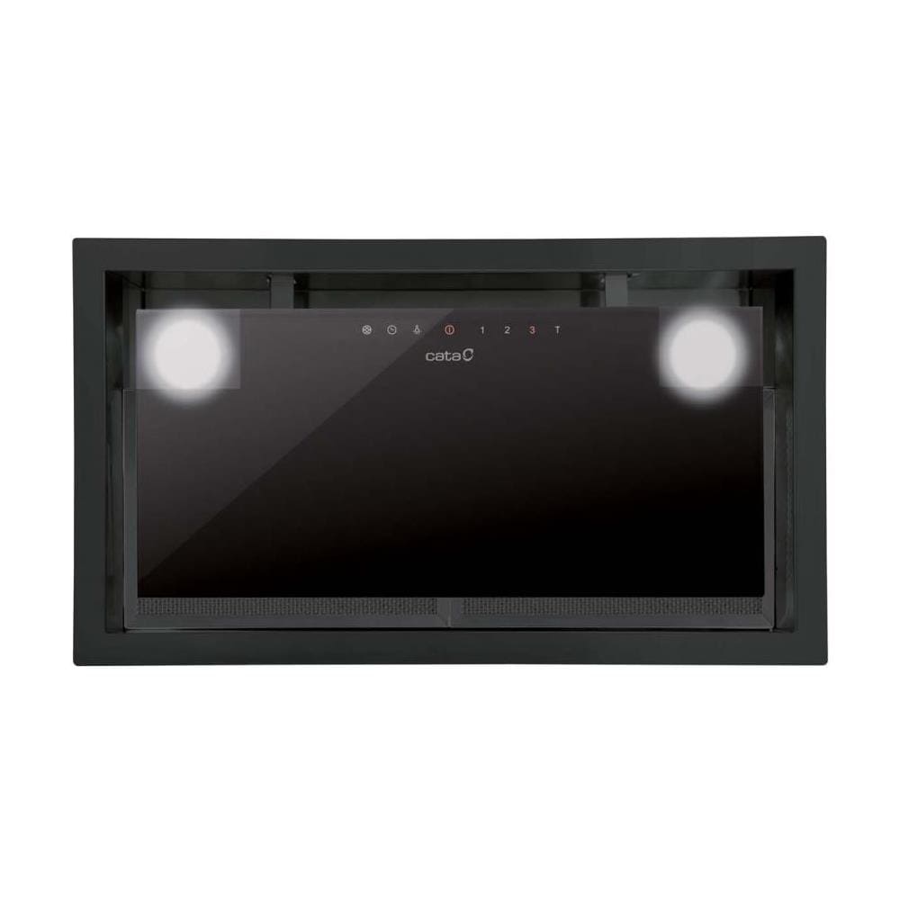 Cappa Gc Dual A 45 Xgbk Rosone, Classe Di Efficienza Energetica A, Larghezza 45 Cm, 820 M³ / h, Touch Control, Led, Vetro Nero - Foto 1