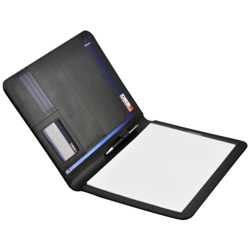 Cartella Portadocumenti A4 con Blocco Note Nera - Foto 3