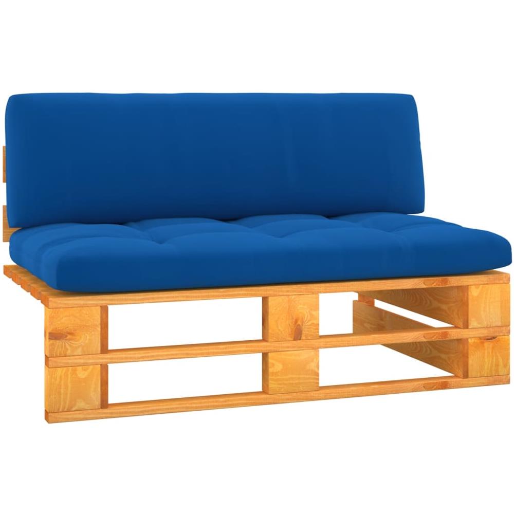 Divano Centrale Giardino a Pallet Marrone Miele Pino Impregnato - Foto 1