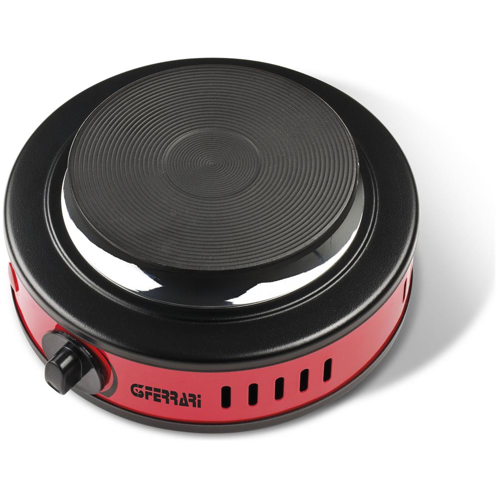Fornello Elettrico Furnel con Piastre in Ghisa Potenza 500 W Colore Rosso - Foto 1