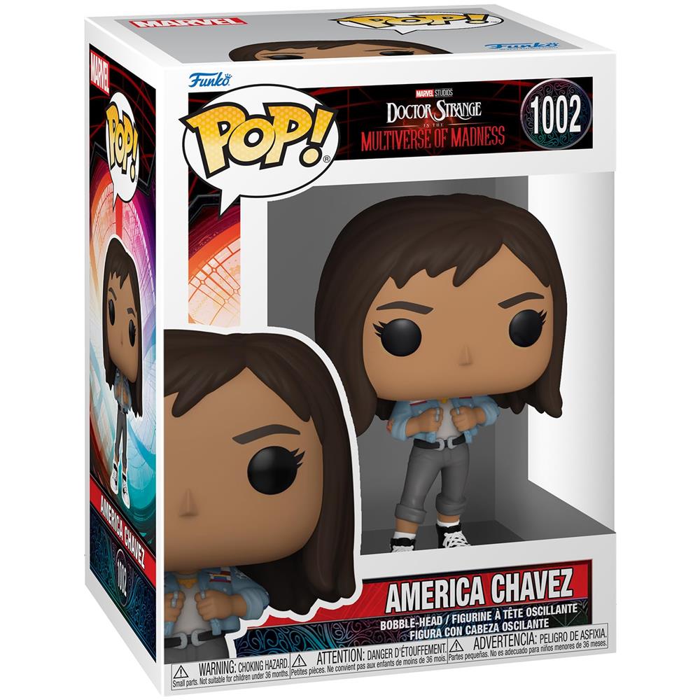 Doctor Strange In The Multiverse Of Madness Pop! Marvel Vinyl Figure America Chavez 9 Cm - Foto 5