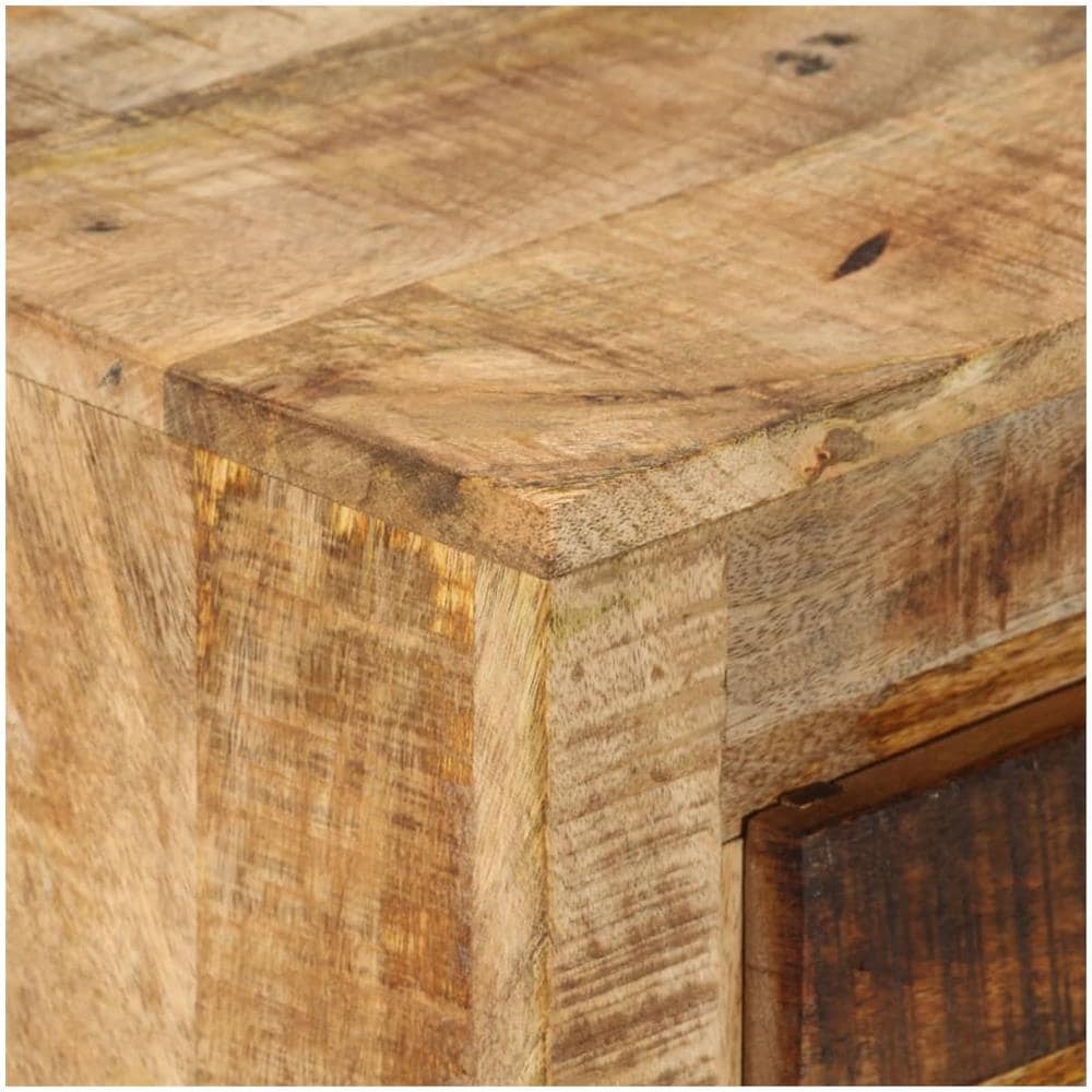 Cassettiera 60x33x75 Cm In Legno Massello Di Mango - Foto 2
