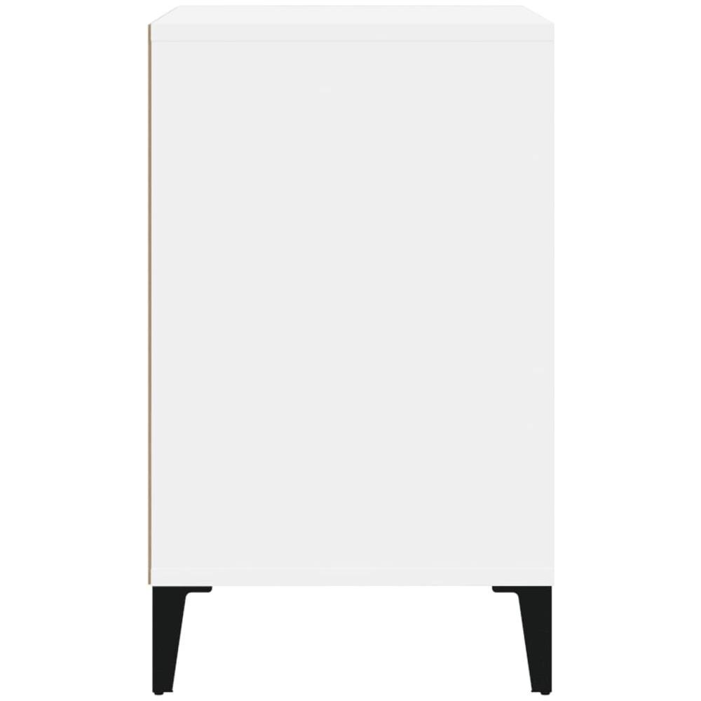 Scarpiera Bianca 102x36x60 Cm In Legno Multistrato - Foto 2