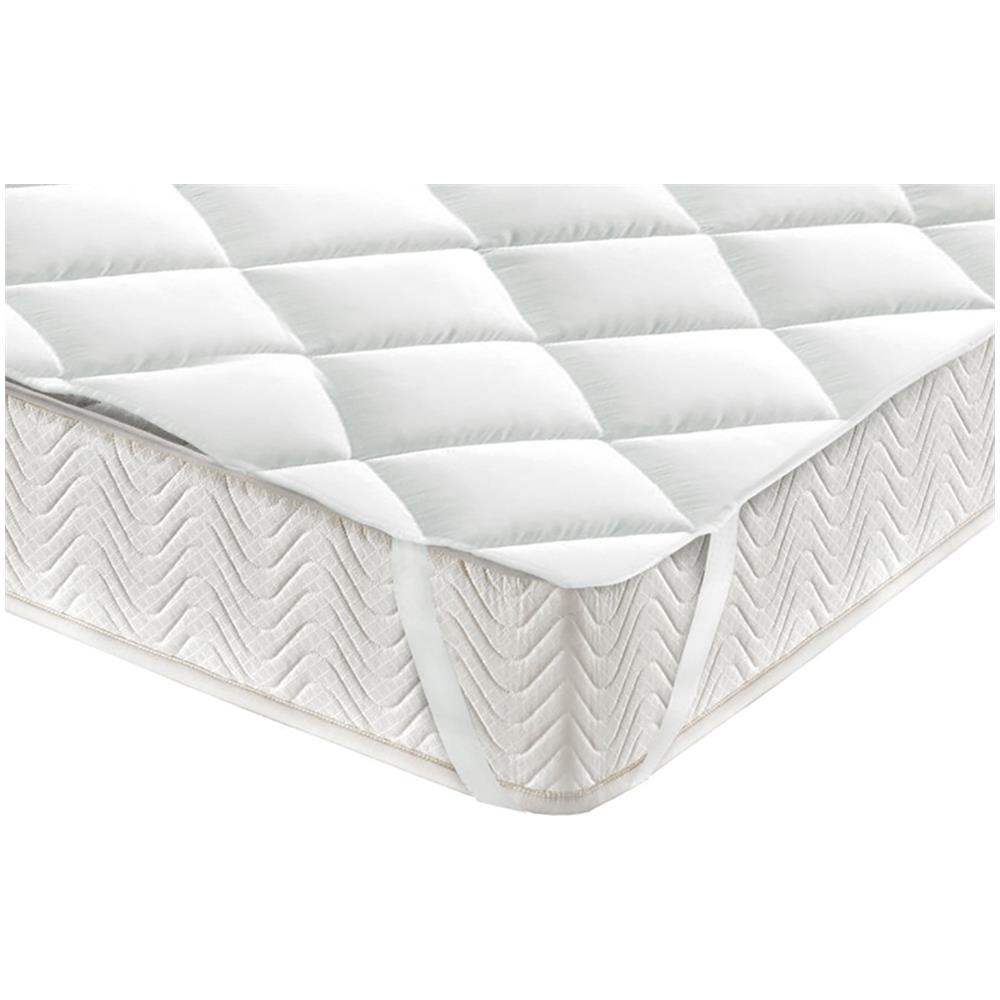 Topper Coprimaterasso Imbottito Trapuntato Con Elastici Agli Angoli Modello Lh Matrimoniale Topper - Foto 2