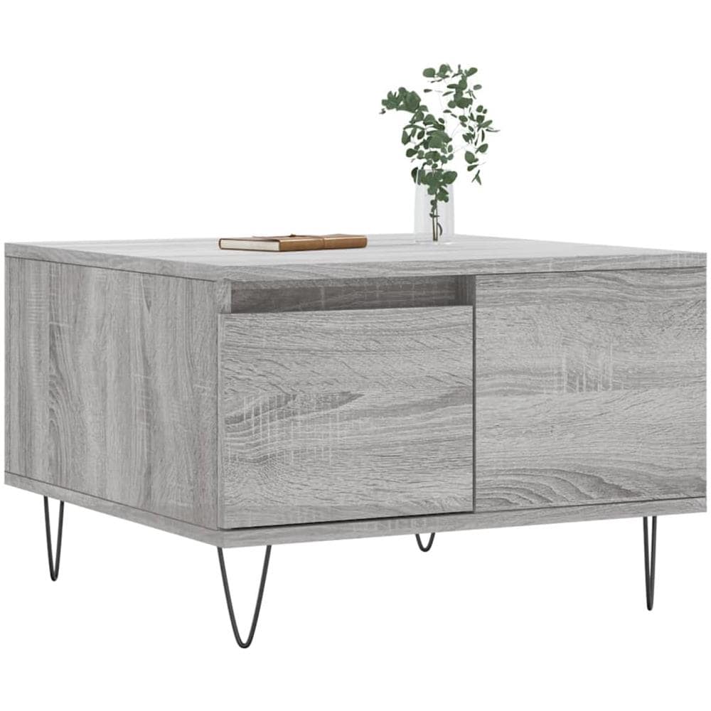 Tavolino Salotto Grigio Sonoma 55x55x36,5 Cm Legno Multistrato - Foto 3