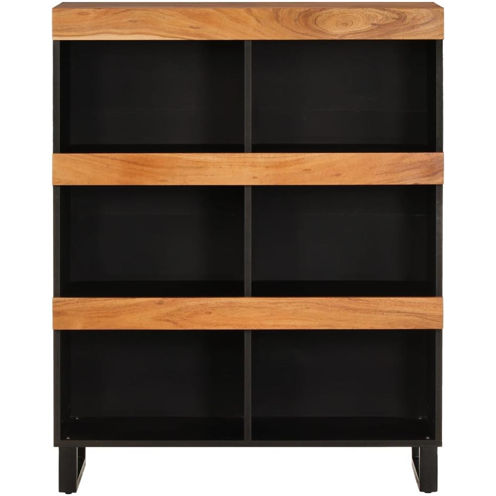 Credenza 85x33x107 Cm In Legno Massello Di Acacia - Foto 3