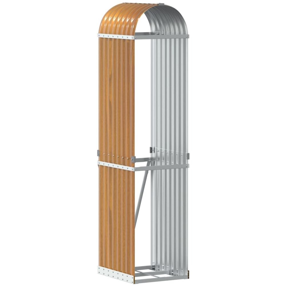 Portaceppi Marrone Chiaro 40x45x170 Cm In Acciaio Zincato - Foto 2