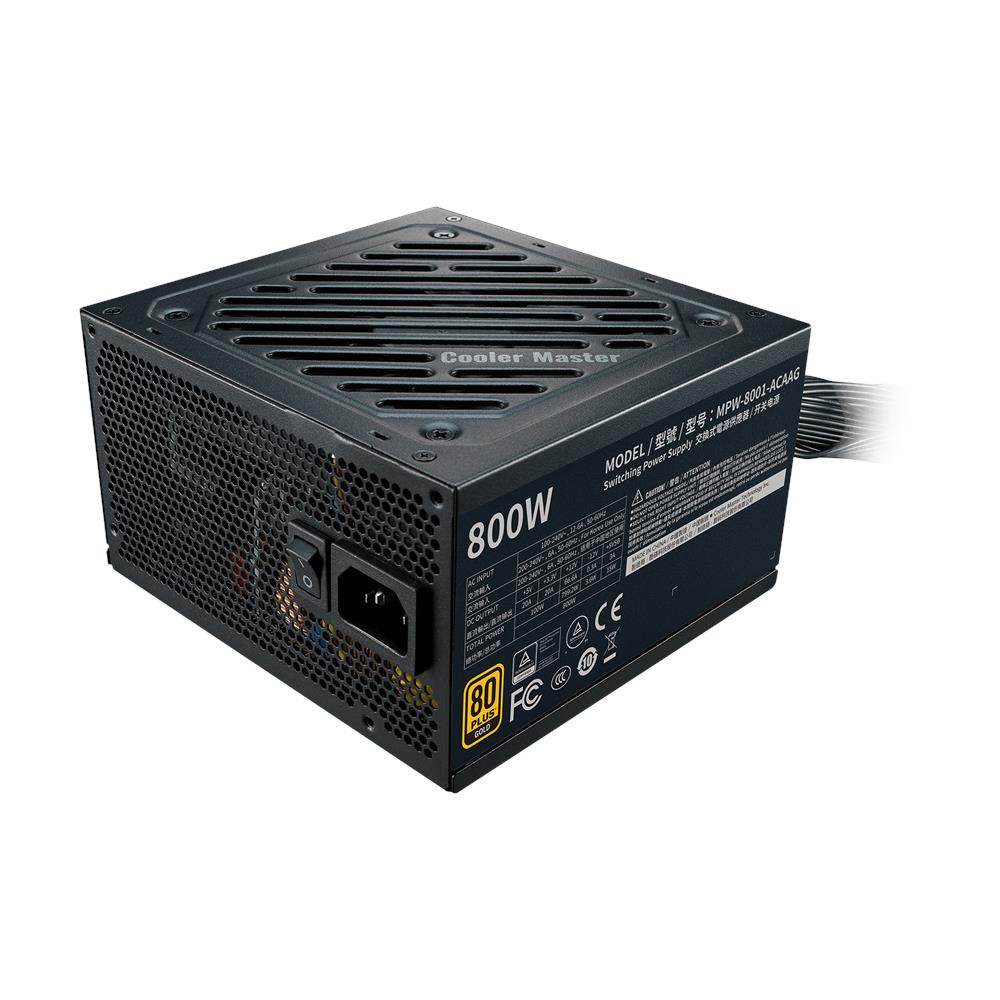 Alimentatore PC G800 con Potenza 800 W 20+4 pin ATX Colore Nero - Foto 2