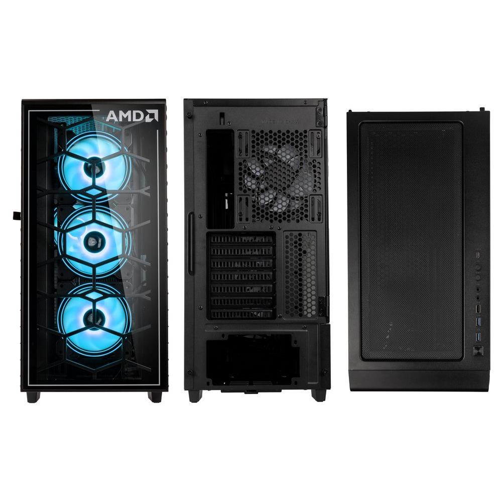 Case Observatory Y Midi Tower ATX, EATX, ITX, micro ATX 3 Porte USB 3.2 Nero (Finestrato) - Foto 2