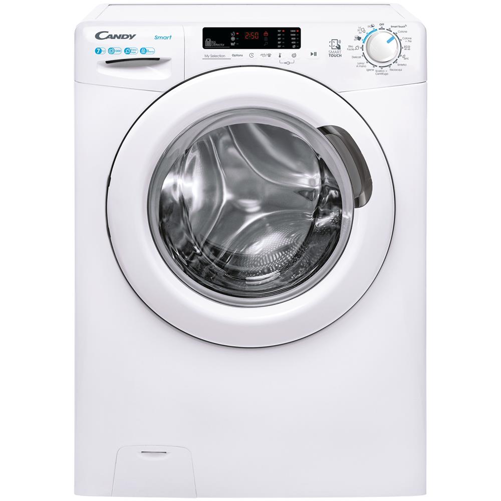 Smart CSS4372DW4111 lavatrice Caricamento frontale 7 kg 1300 Giri /min Bianco - Foto 1
