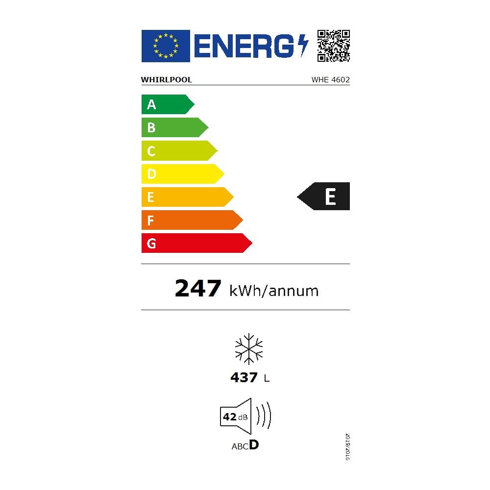 Congelatore Orizzontale WHE4602 A Libera Installazione FastFreezing Capacità Netta 437 l Classe E Colore Bianco - Foto 2