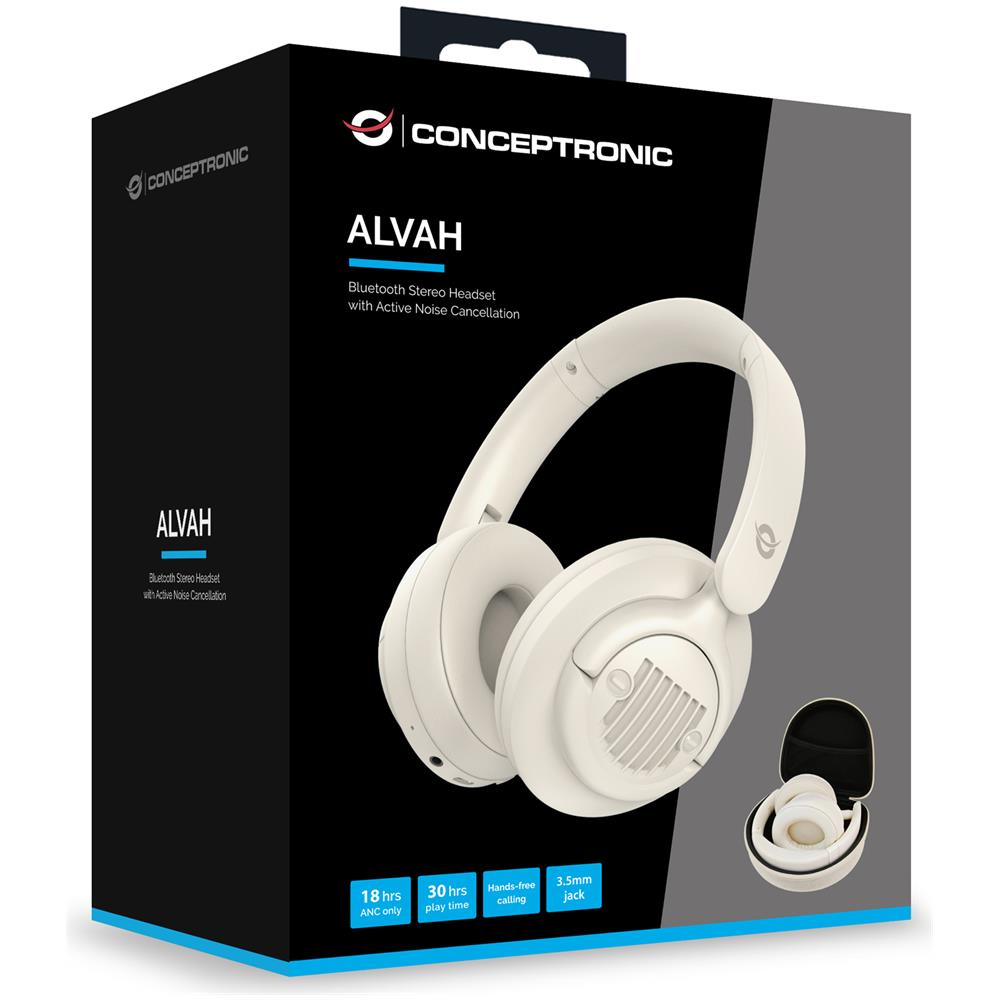 ALVAH02C Cuffia e Auricolare Con Cavo e Senza Cavo A Padiglione MUSICA Bluetooth Crema - Foto 5