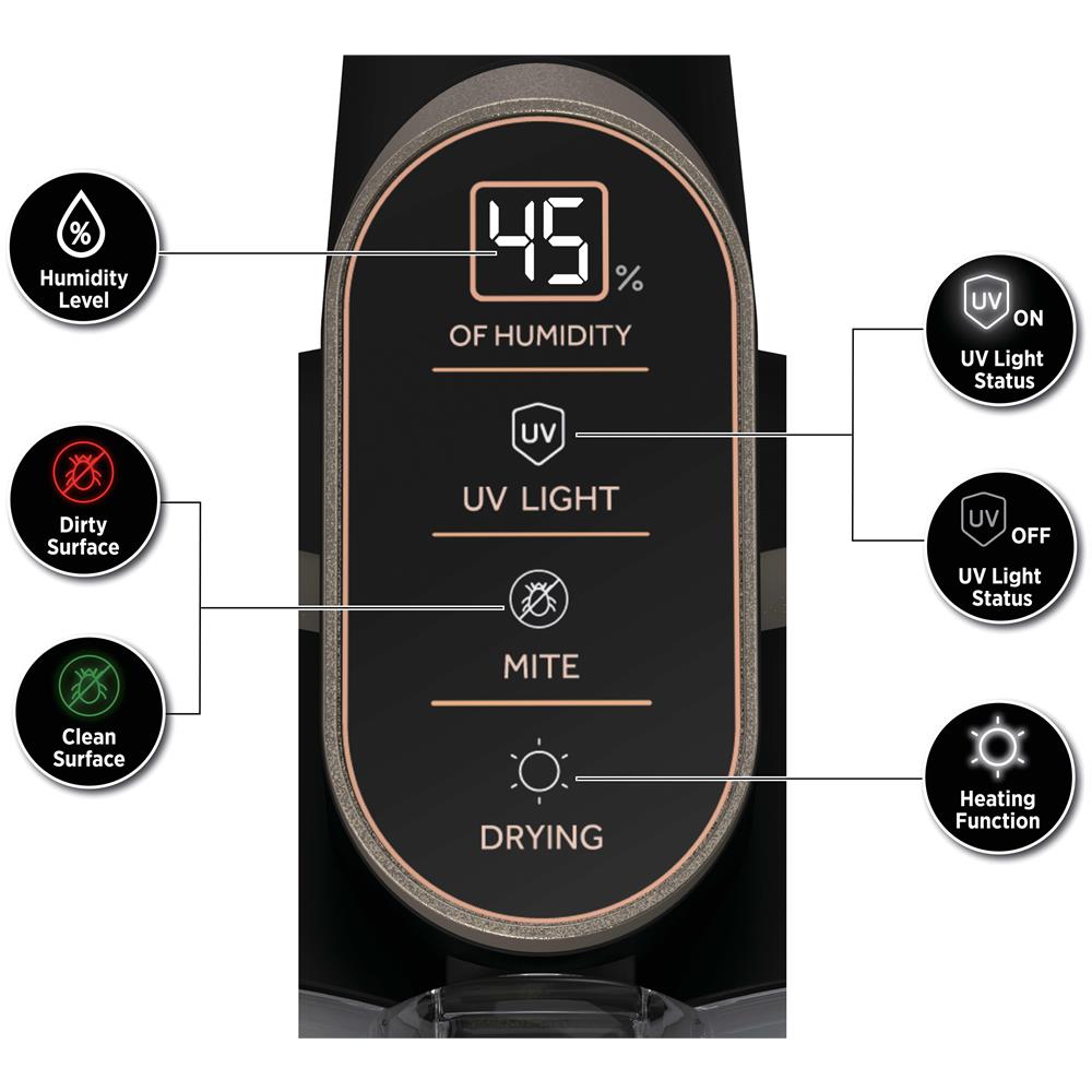 Aspirapolvere Elettrica HMC520UV 011 Capacità 0.6 L Senza Sacco Potenza 400 W Colore Nero Metallico - Foto 4