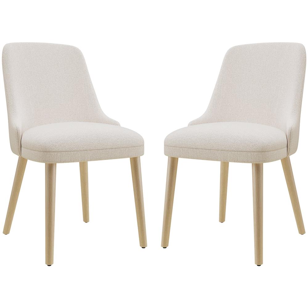 Sedie Da Pranzo Set Da 2 Con Schienale Alto - Stile Vintage Chic, Seduta Confortevole, Ideali Per Cucina E Sala Da Pranzo, Beige - Foto 1