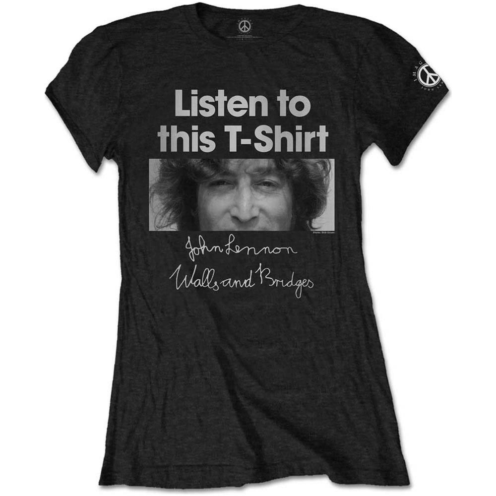 John Lennon: Listen Lady (T-Shirt Donna Tg. S)  - Foto 1