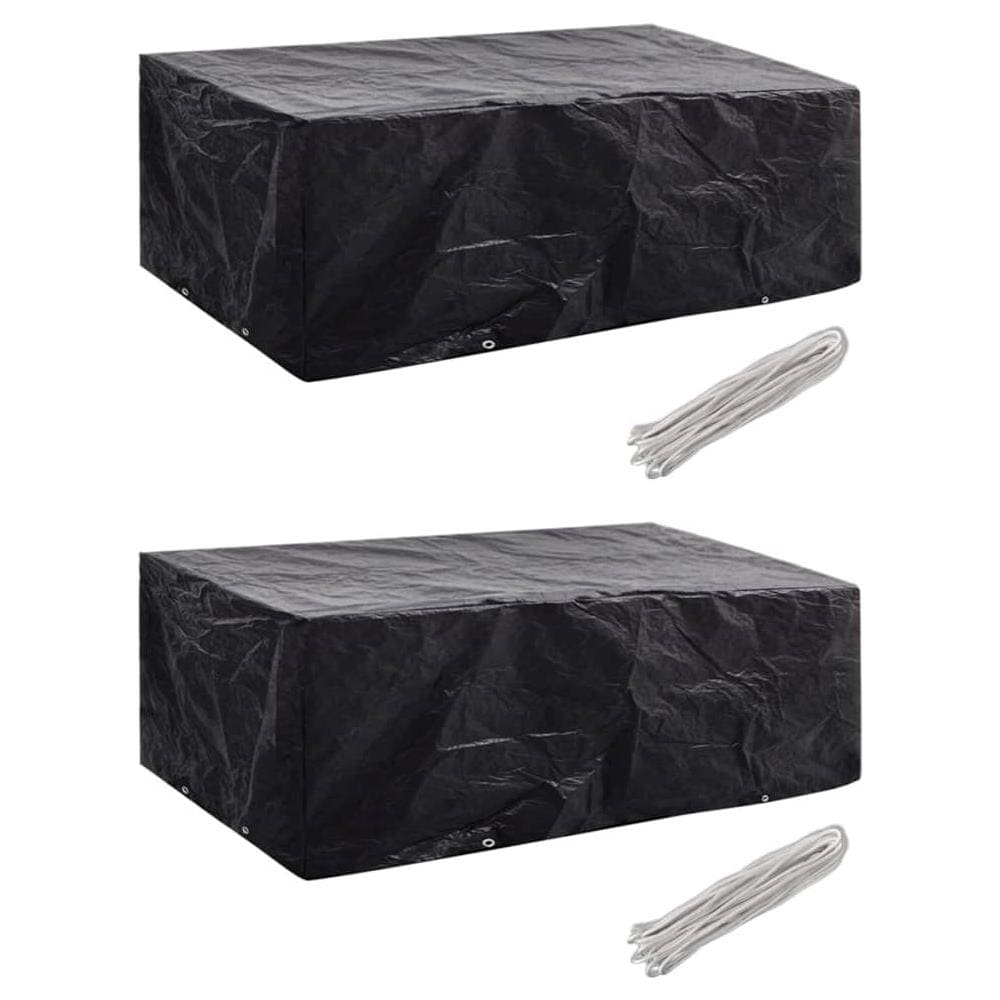 Coperture Arredi Giardino 2 Pz 8 Occhielli 200x160x70 Cm - Foto 1