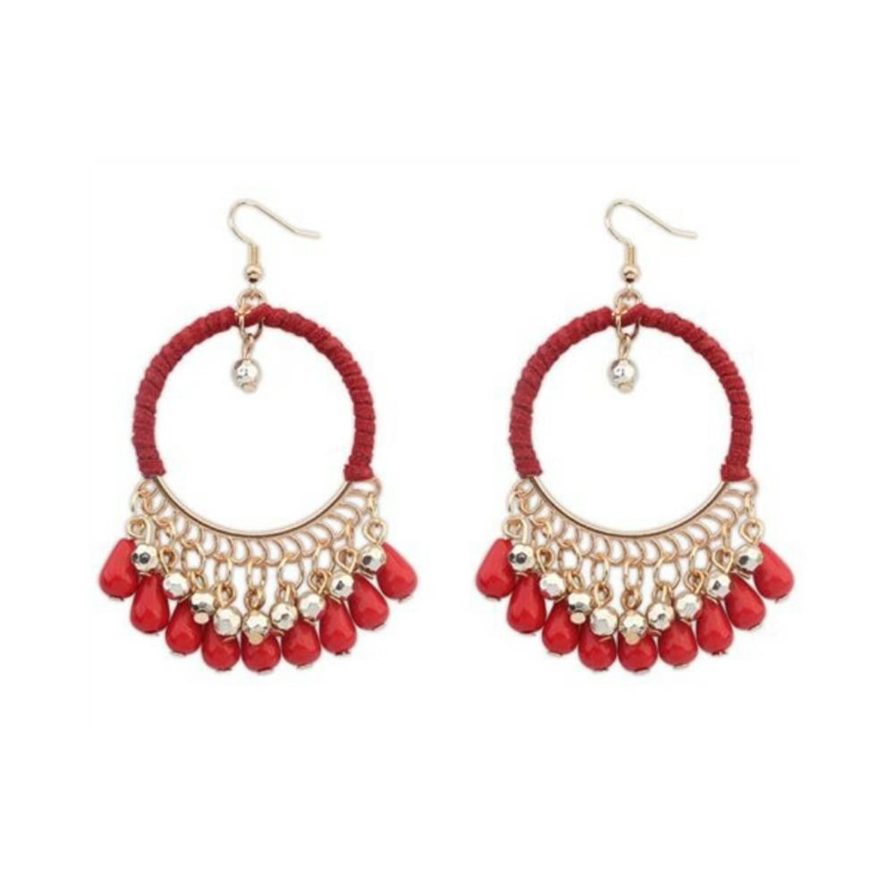Orecchini Fantasia 110416 (rosso) - Foto 1
