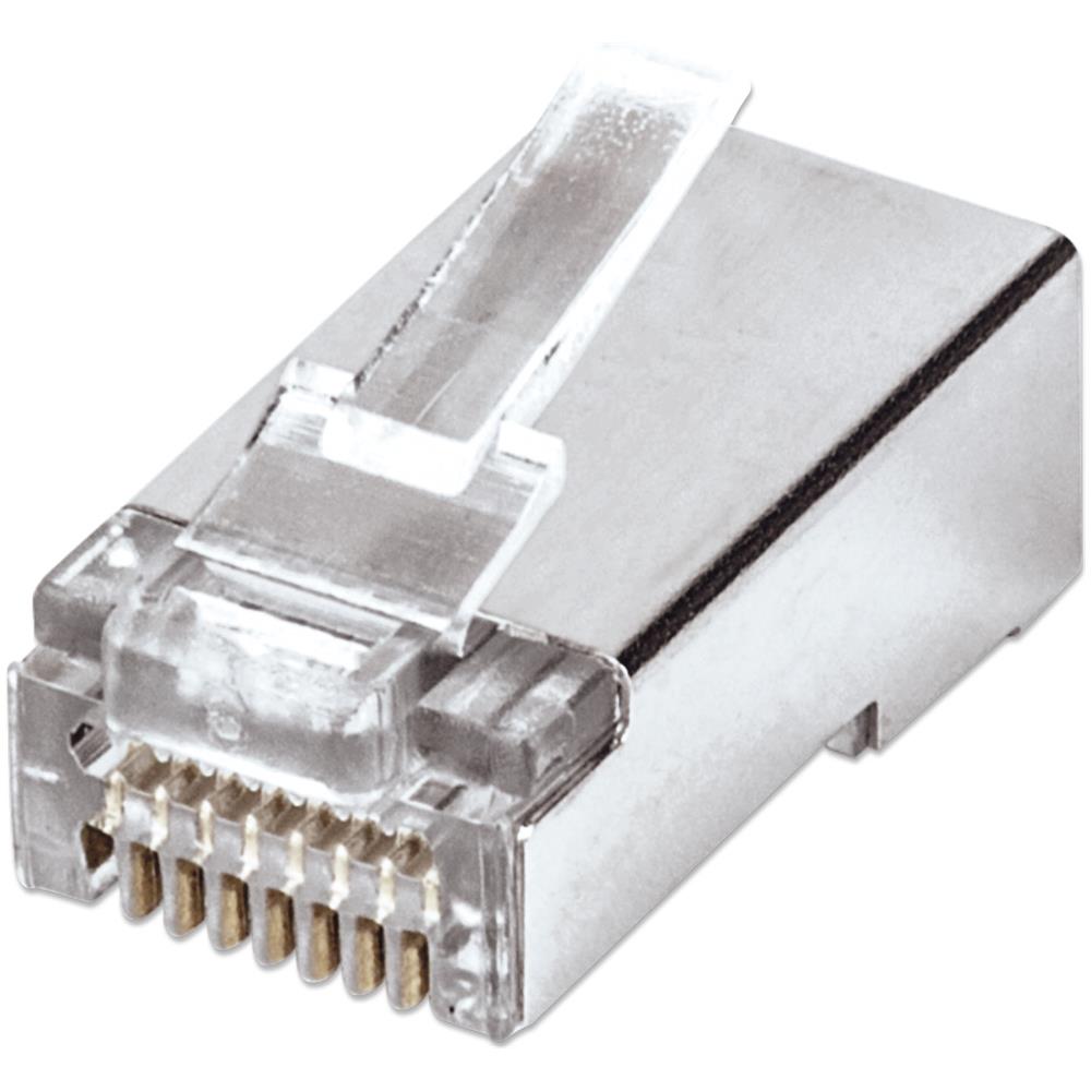 Confezione 100 Plug Modulari Rj45 Cat6 Fastcrimp - Foto 1