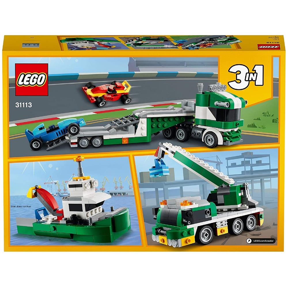 31113 Creator 3-in-1 Trasportatore di Auto da Corsa - Foto 6