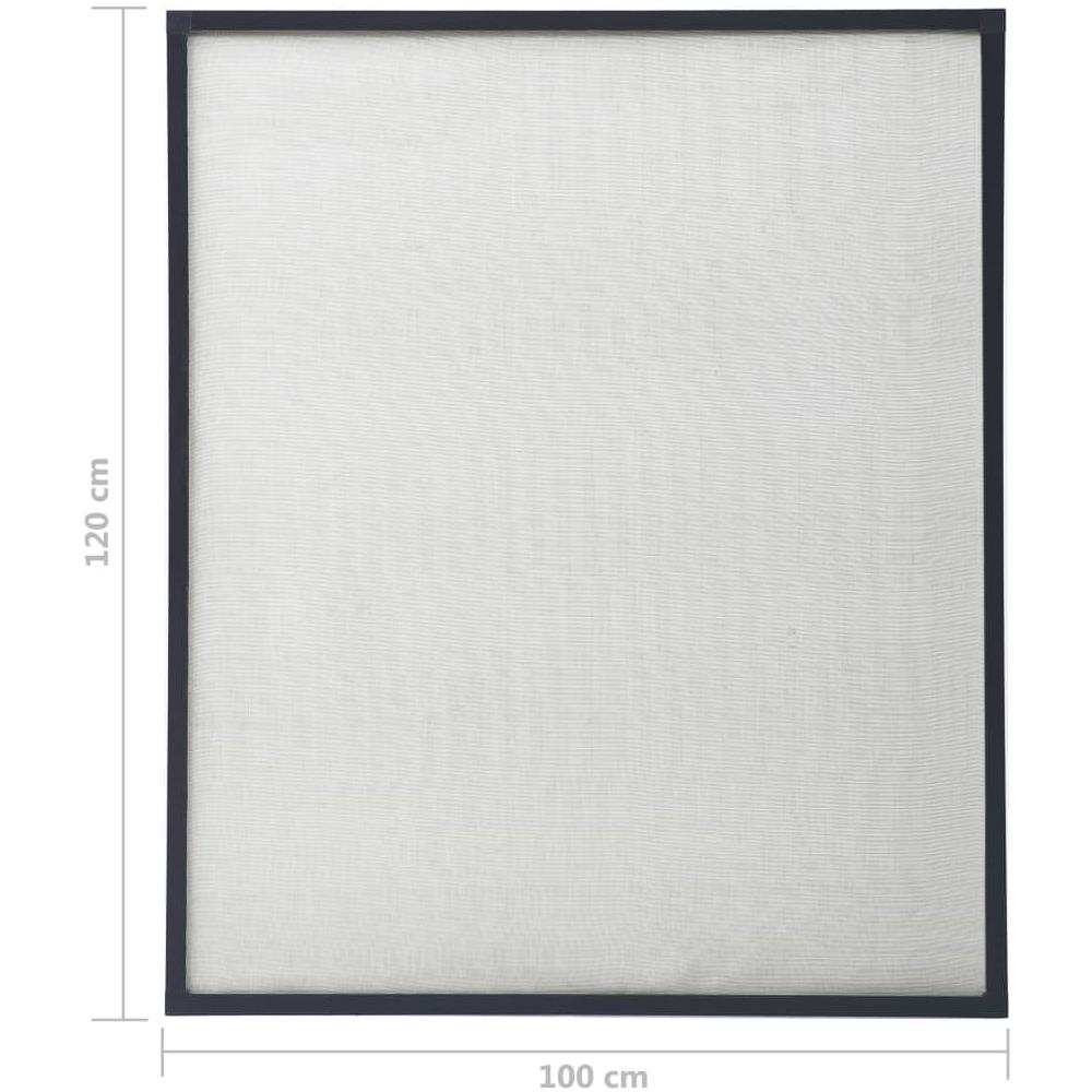 Zanzariera Per Finestre Antracite 100x120 Cm - Foto 5