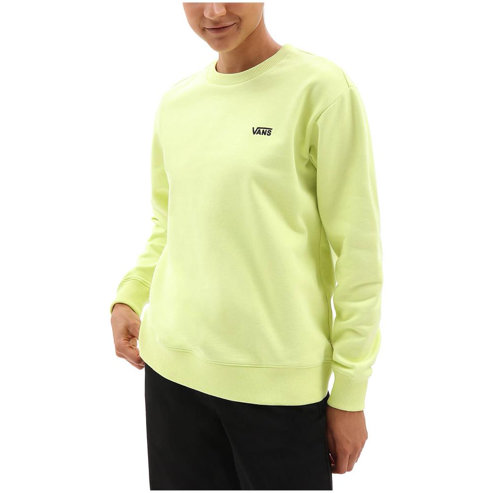 Felpa Da Donna Girocollo Flying V Gialla Taglia Xs Codice Vn0a5aq1tcy - Foto 1