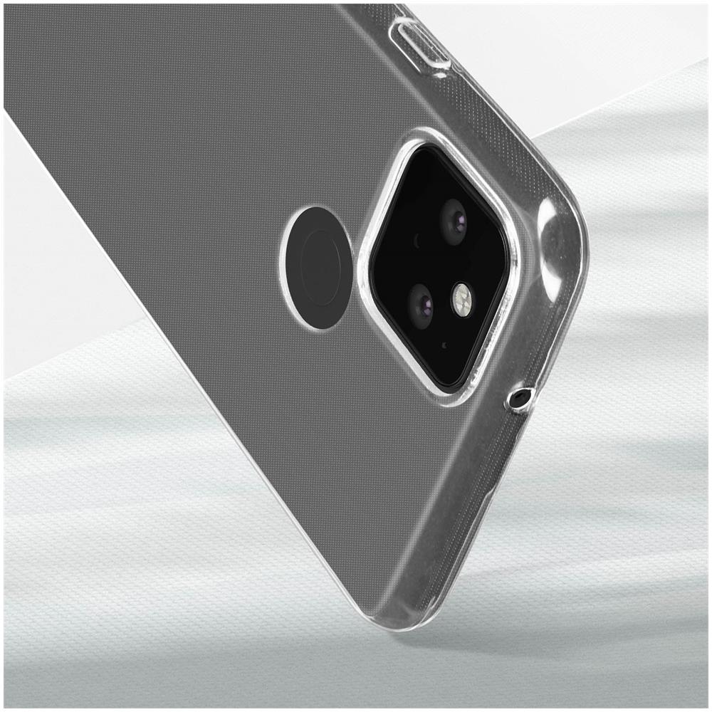 Cover Silicone Google Pixel 5 + Vetro Temperato Trasparente - Foto 2