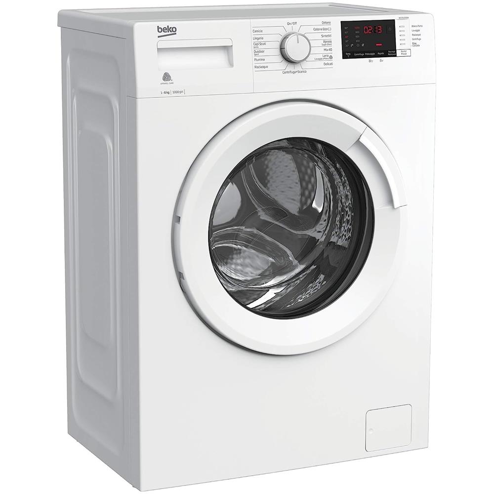 Lavatrice Slim WUXS61032WI-IT Opti Sense 6 Kg Classe E Centrifuga 1000 giri - Foto 7