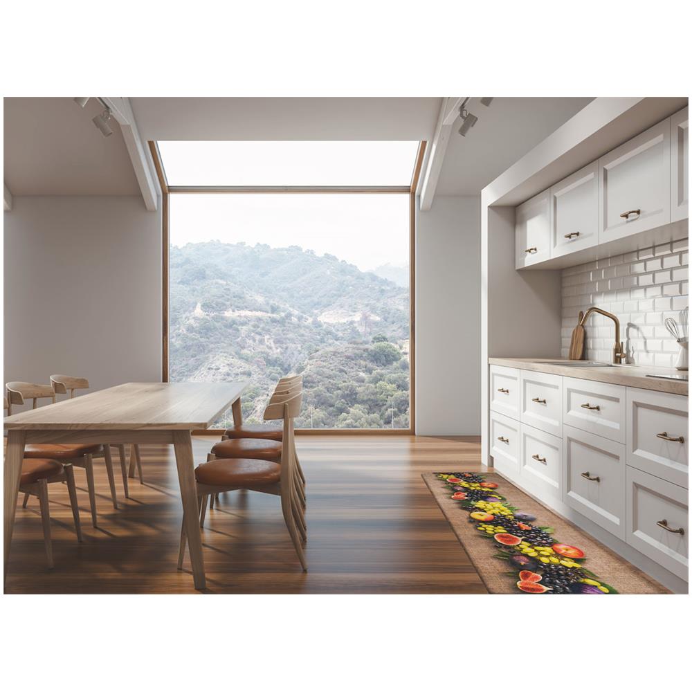 Tappeto Cucina Antiscivolo Stampa Digitale Linea Emozioni Fantasie Sapori 58x140 Fichiuva - Foto 5