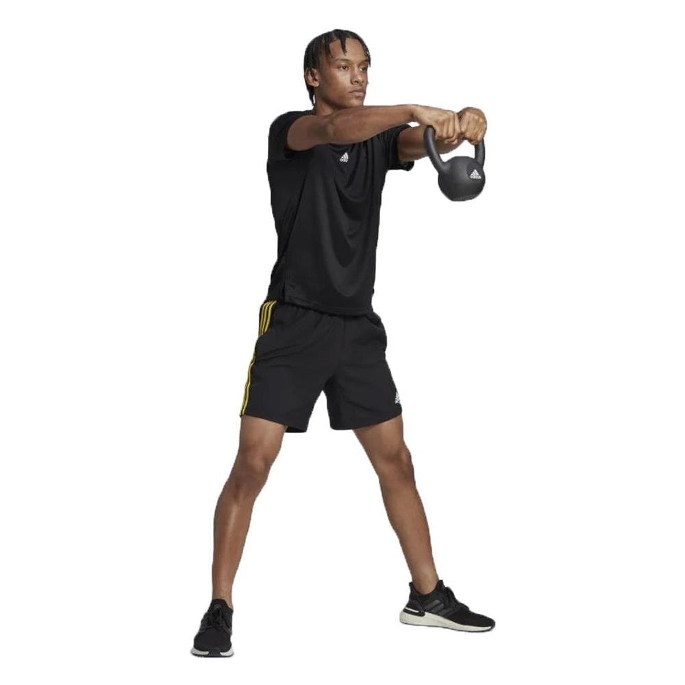 T-Shirt Uomo Aeroready HIIT Back 3 Stripes - Foto 4