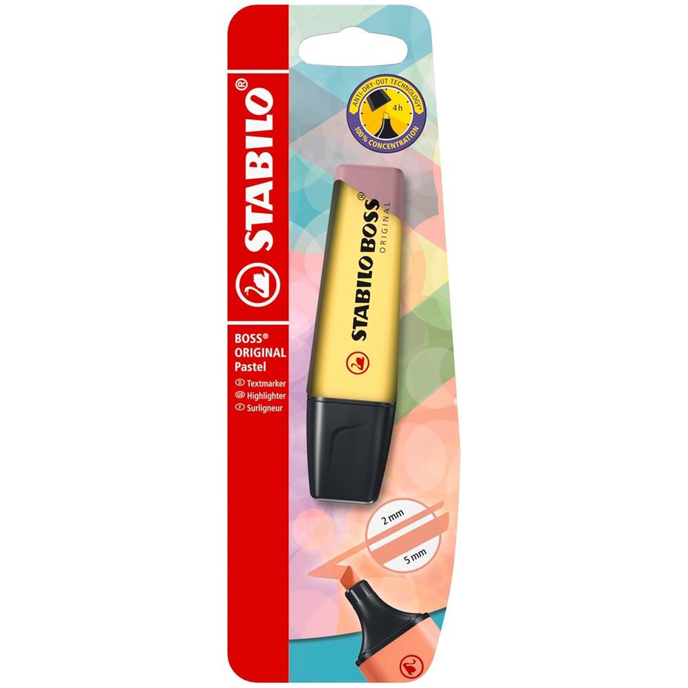BOSS ORIGINAL Pastel - Evidenziatore - Pack da 1 - Giallo Banana - Foto 1