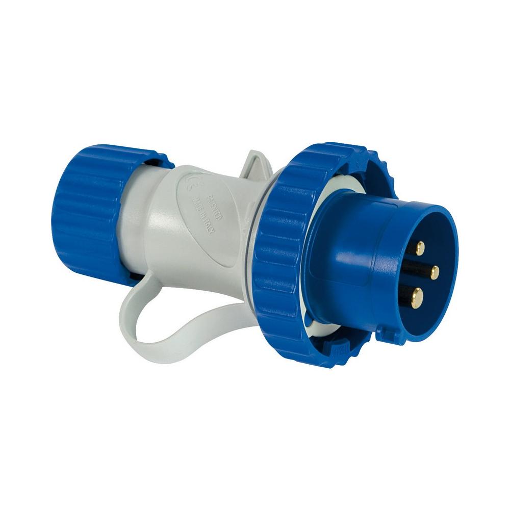 Spina Ind. "2p+t" 16a Blu Ip67 - Foto 1