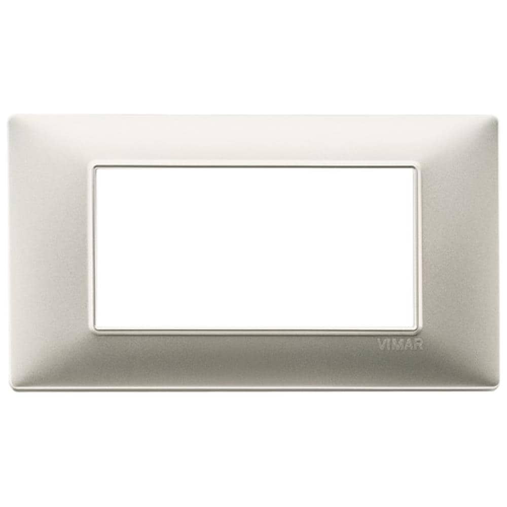 Placca 4 Moduli Nichel Opaco Plana 14654.21 - Foto 5