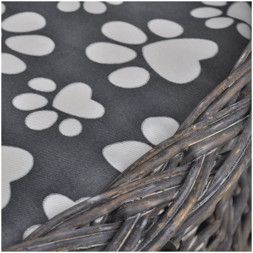 Albero per Gatti in Salice Casetta /Cuccia /Palo Tiragraffi con Cuscino - Foto 2