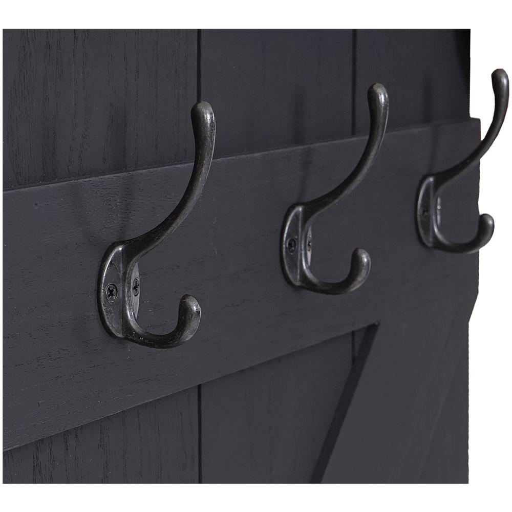 Mendler Serie Vintage Appendiabiti Guardaroba HWC-D13 Legno paulonia 91x60cm ~ Naturale