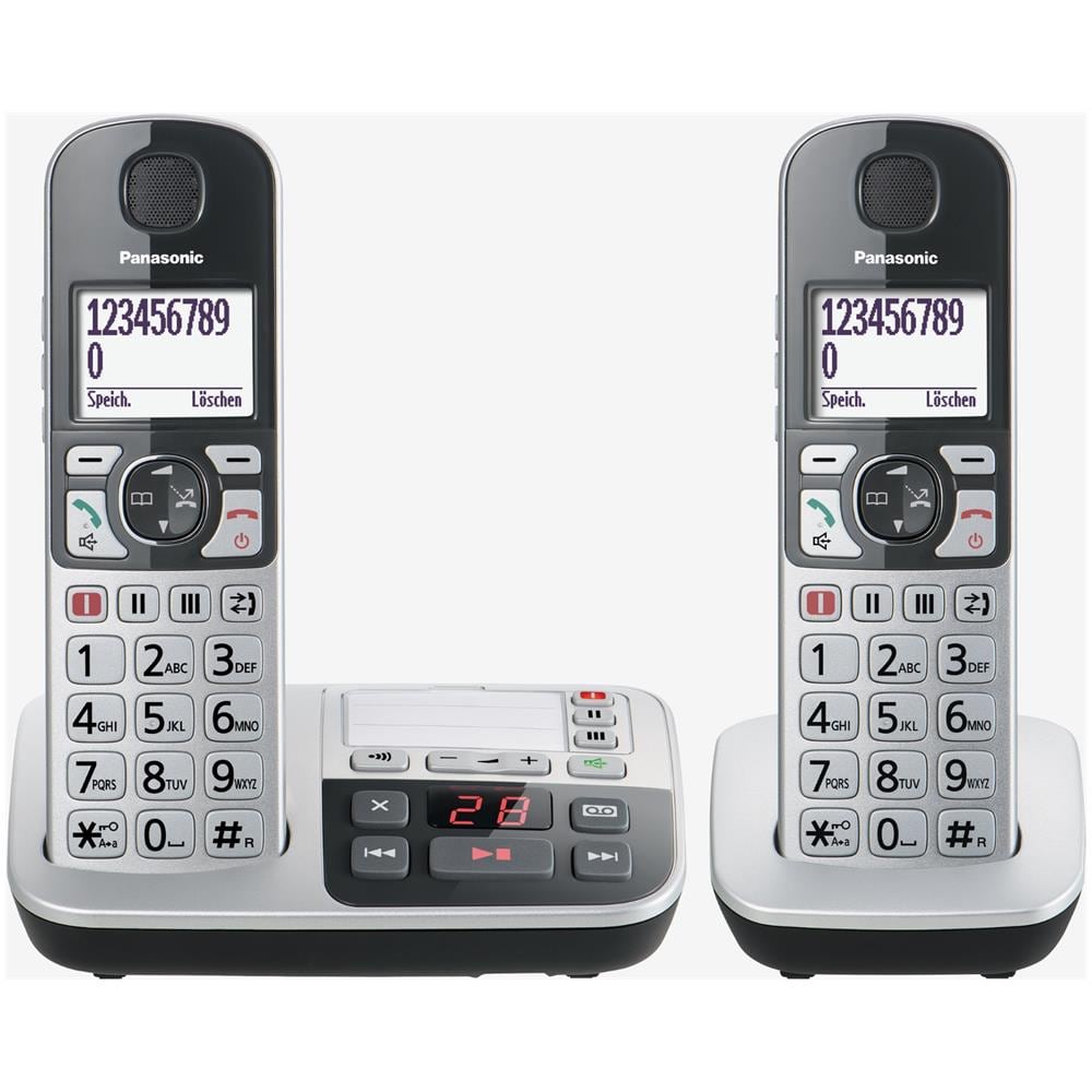 Panasonic KX-TGE522 Telefono DECT Identificatore di chiamata Argento - Foto 2