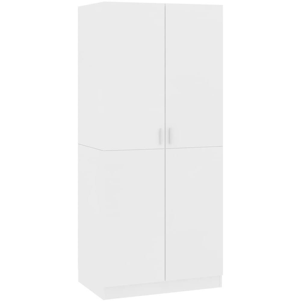 Armadio Bianco 80x52x180 cm in Legno Multistrato - Foto 2
