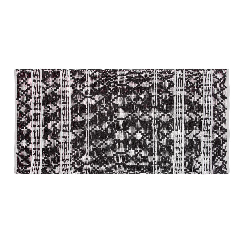 Tappeto In Pelle Nero / beige 80 X 150 Cm Fehimli - Foto 2