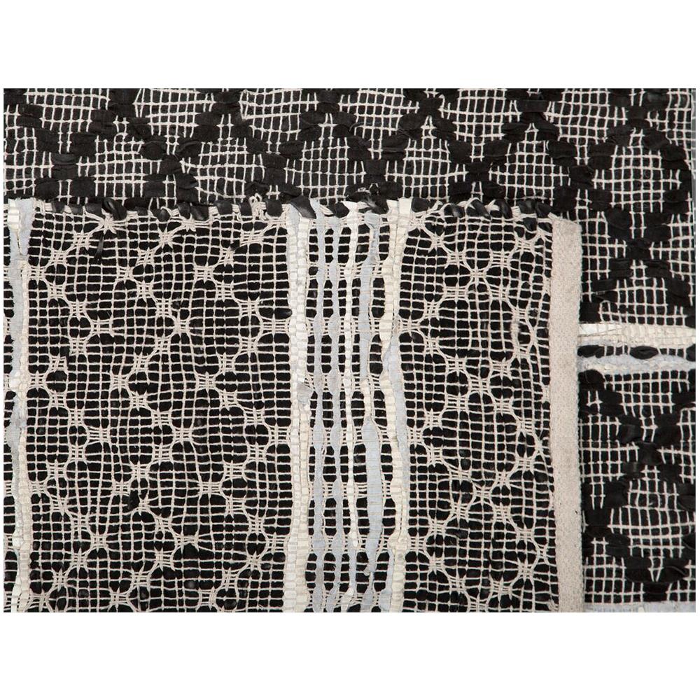 Tappeto In Pelle Nero / beige 80 X 150 Cm Fehimli - Foto 9
