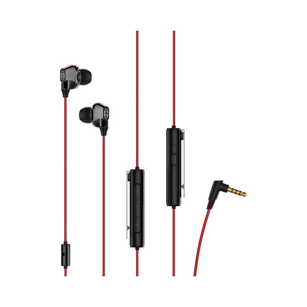 BASEUS - Gaming Headset Bluetooth 3.5 + Virtuali Cuffie Gaming 3d  Auricolare Stereo Aux 3.5mm Jack Compatibile Con Smartphone E Tablet Rosso  - ePRICE