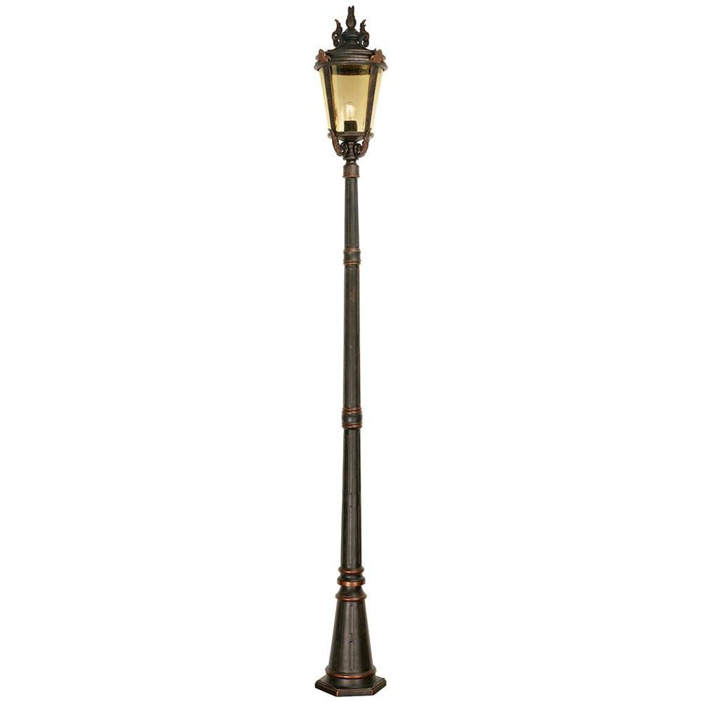 Lampada Da Esterno Grande 1 Luce Bronzo Stagionato Ip44, E27 - Foto 1