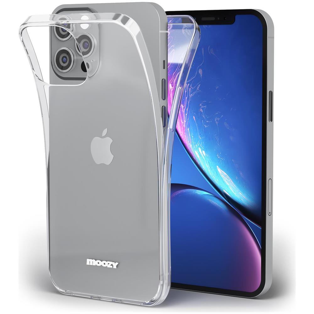 Cover Protezione 360 Gradi Per Iphone 12 Pro Max Silicone Trasparente - Full Body Custodia Tpu Case Copertura Completa - Foto 1